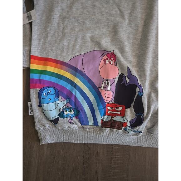Disneyland Resort Pixar Inside Out 2 Pullover Sweatshirt LARGE New 2025 Anxiety - Picture 11 of 14